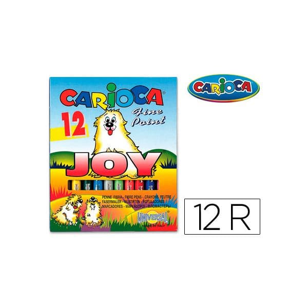 Carioca Marcador Joy Caixa de 12 Cores - OFF013257CE