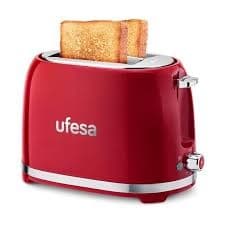 Ufesa Torradeira Pin Up Classic 850W Vermelha