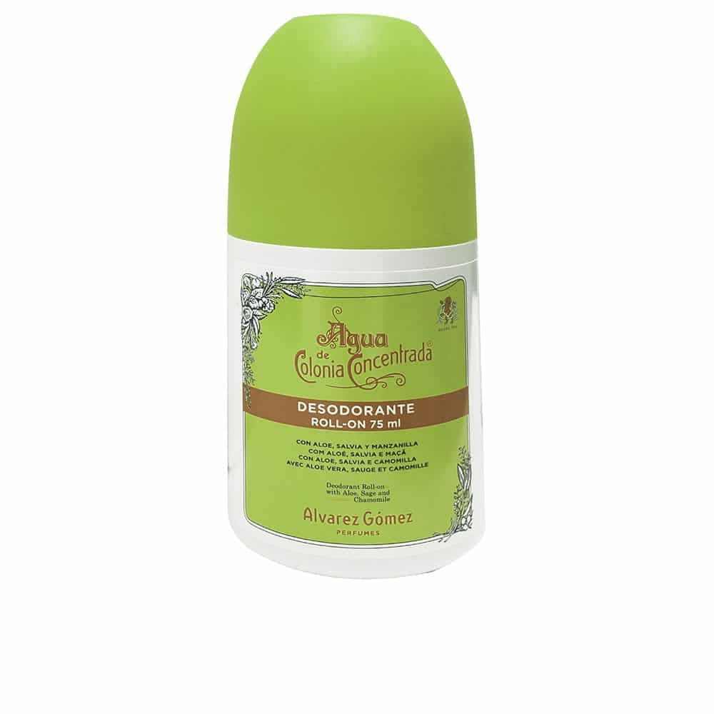 Alvarez Gomez Água de Colónia Desodorante Roll On Cítricos de Tangerina Verde Pastel 75ml