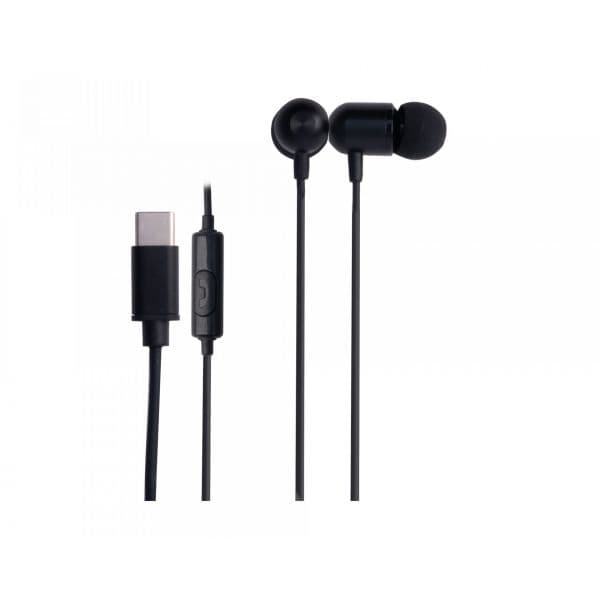 Fonestar Auriculares c/ Fio + Microfone X3-N Type-C Black