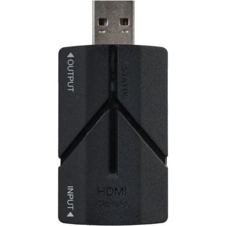 Placa de Captura Áudio/Video USB2.0 Macho para HDMI Femea 4K