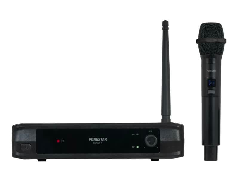 Fonestar Microfone Sem Fios SONAIR-1M UHF Dinâmico Unidirecional Frequência Fixa