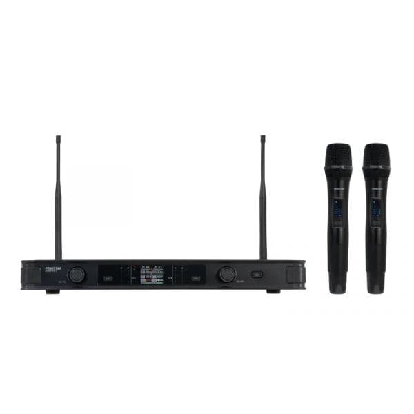 Fonestar Central 2x Microfones Mão s/ Fios UHF Diversity - SONAIR-PRO-2M