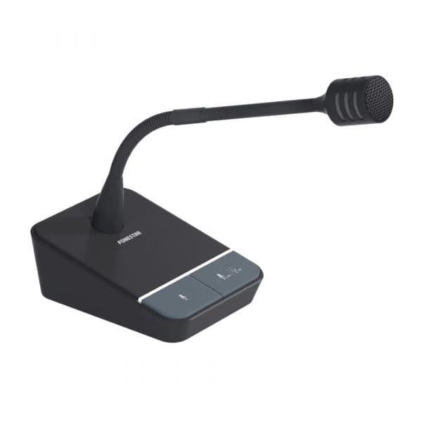 Fonestar Microfone dinâmico unidirecional cardioide de mesa - MICSET-D32JSE