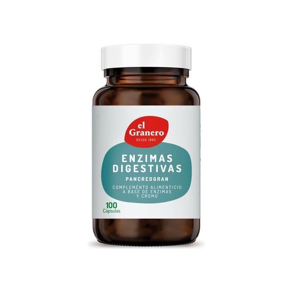 El Granero Integral Enzimas Digestivas Pancreogran 585mg 100 Cápsulas