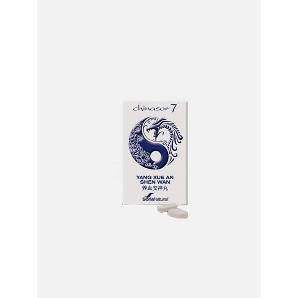 Soria Natural Chinasor 7 - YANG XUE AN SHEN WAN 30 Comprimidos
