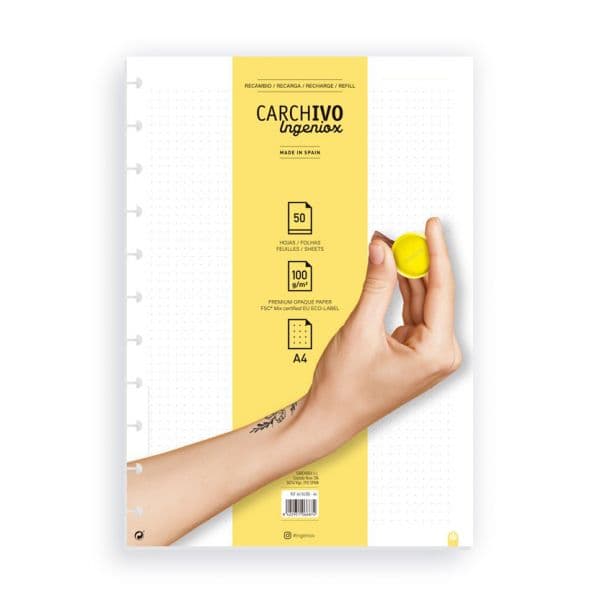 Carchivo Recarga de Caderno Smart Notebook Ingeniox 50 Un.
