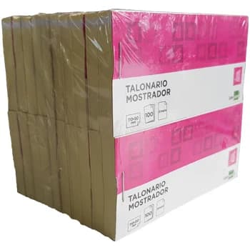 Blocos Impressos-Taloes Numerados Pack 20Un Amarelo - 1841001