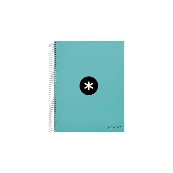 Antartik Caderno Espiral A4 Pautado Capa Dura 120Fls 100g C/4 Furos Menta KD96