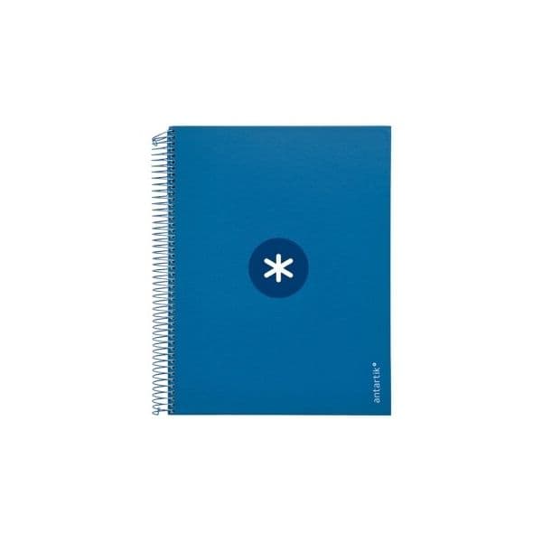 Antartik Caderno Espiral A4 Pautado Capa Dura 120Fls 100g Azul Escuro KH02