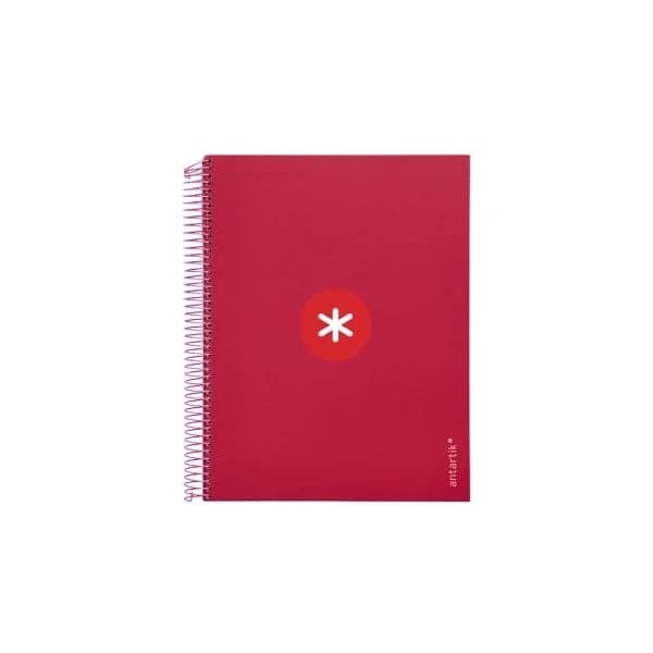 Antartik Caderno Espiral A4 Pautado Capa Dura 120Fls 100g Framboesa KH04