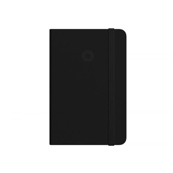 Antartik Caderno Liso A6 Agrafado 100 Folhas Preto