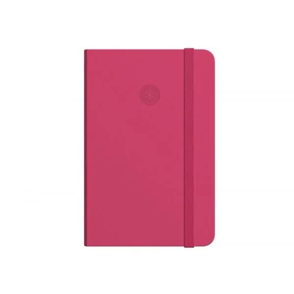 Antartik Caderno Quadriculado A5 com Elástico 100 Folhas Fúcsia