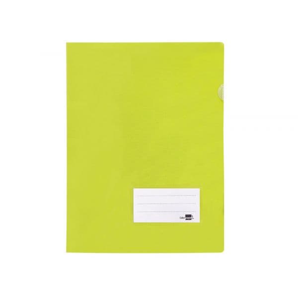 LiderPapel Pasta Dossier Amarelo Fluor Opaco 10 Unidades