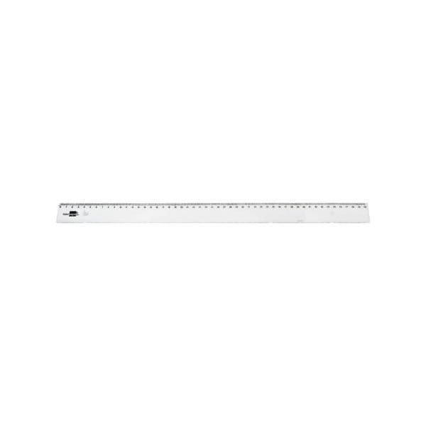 Liderpapel Regua em Plástico Transparente 50 cm