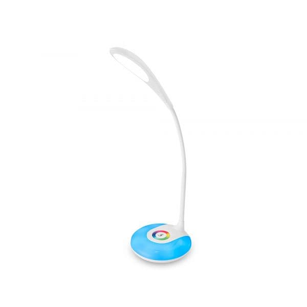 LiderPapel Candeeiro Infantil Recarregável ABS 16 LED 3.7W Sensor 3 Níveis Branco LM01