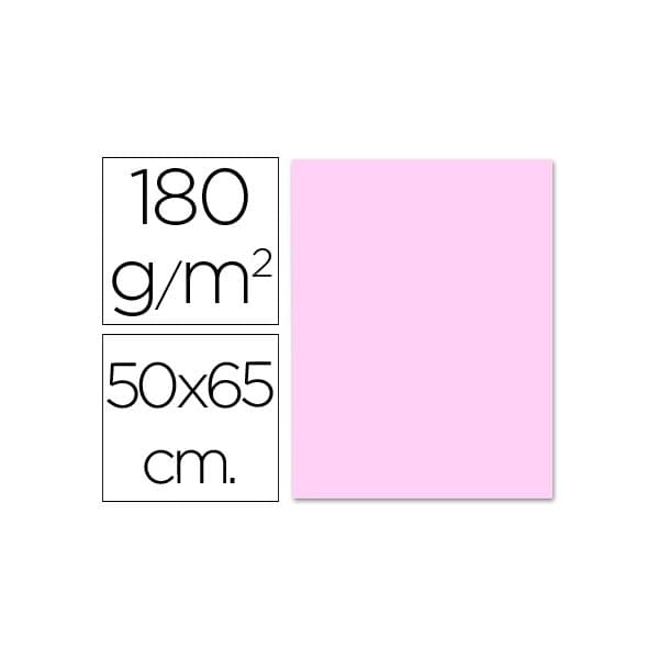 Liderpapel Cartolina 180 gr. 50X65 cm Rosa - OFF028304CE