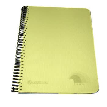Tsunami Caderno Quadriculado A5 Espiral 160 Folhas Amarelo 1 Unidade