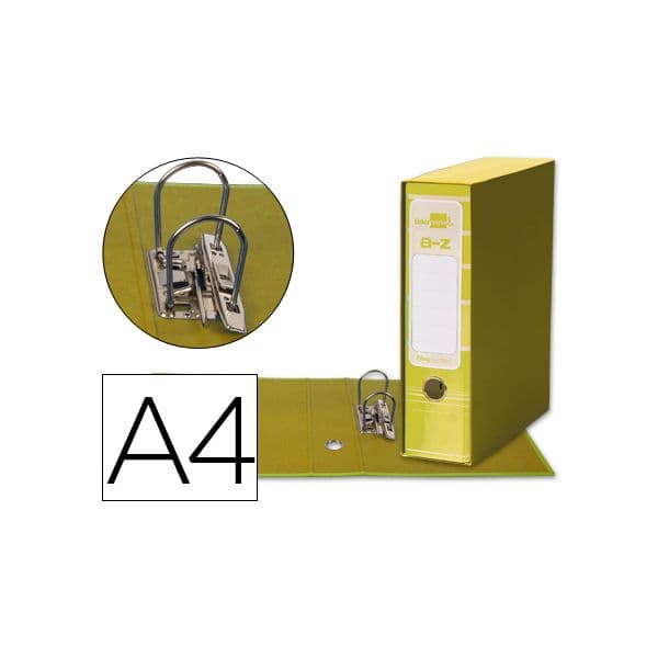 LiderPapel Caixa DIN A4 Color System p/ Pasta Arquivo Yellow - CZ09