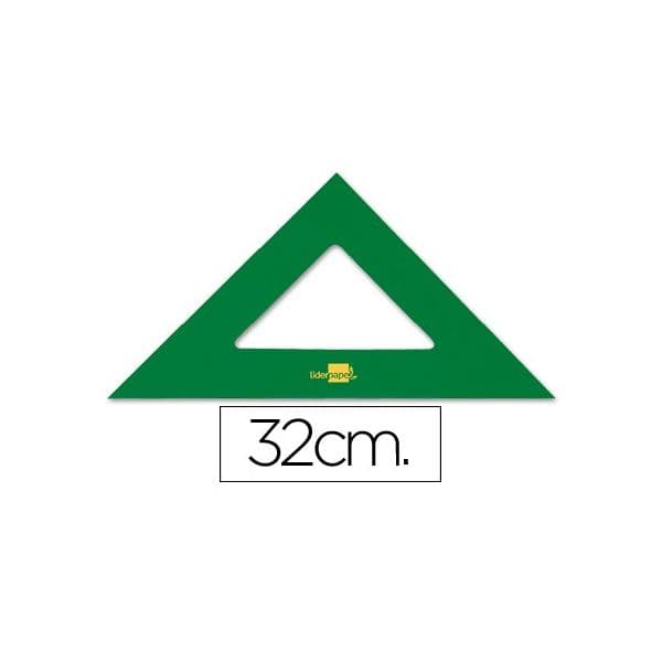 LiderPapel Esquadro Plástico 32cm Verde - 43373