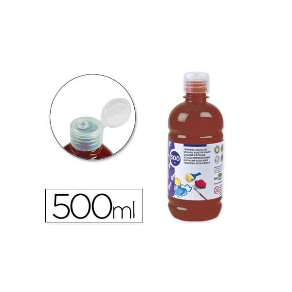 Liderpapel Guache 500ml Pronto Castanha - L59209