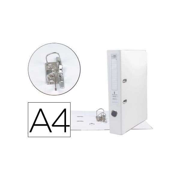 Liderpapel Pasta de Arquivo Documenta Pvc A4 52MM Branco - AY18