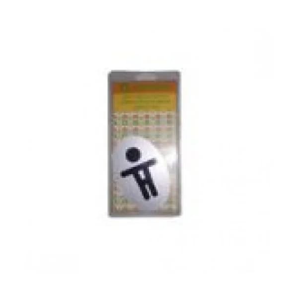 Etiqueta Adesivo Homem Oval - 1793001