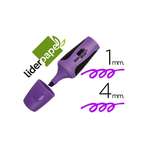 LiderPapel 12 un. Marcadores Fluorescentes Violeta - RT06