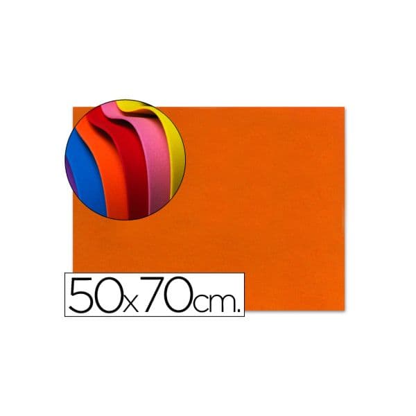LiderPapel Placa EVA Musgami 50x70cm 1.5mm Laranja - GE30