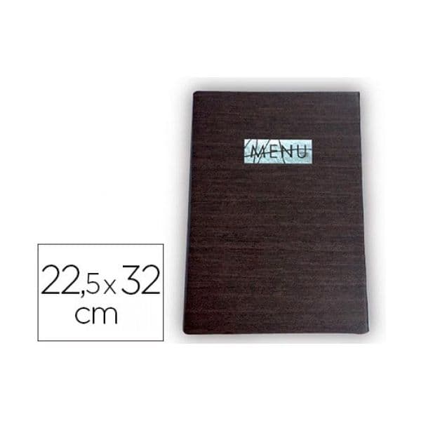 LiderPapel Porta Menus 22,5 x 32 cm PU com Proteção nas Esquinas para 2 Folhas L300009