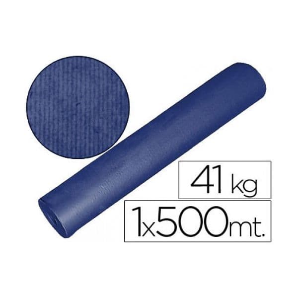 Impresma Papel Fantasia Kraft Liso 500x1m Azul 41kg