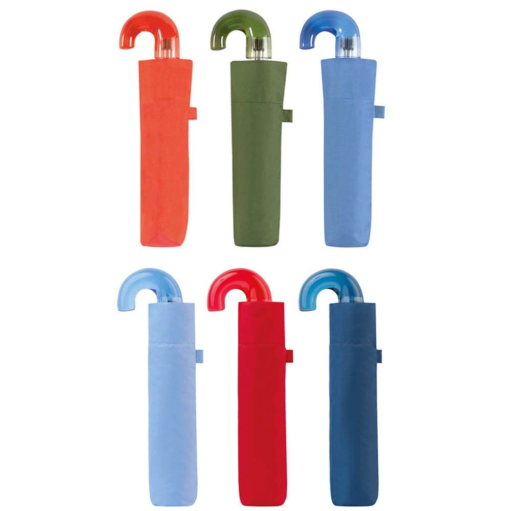 CHAPÉU-DE-CHUVA RECOLHÍVEL DE 3 SECÇÕES MANUAL, CORES SORTIDAS CO