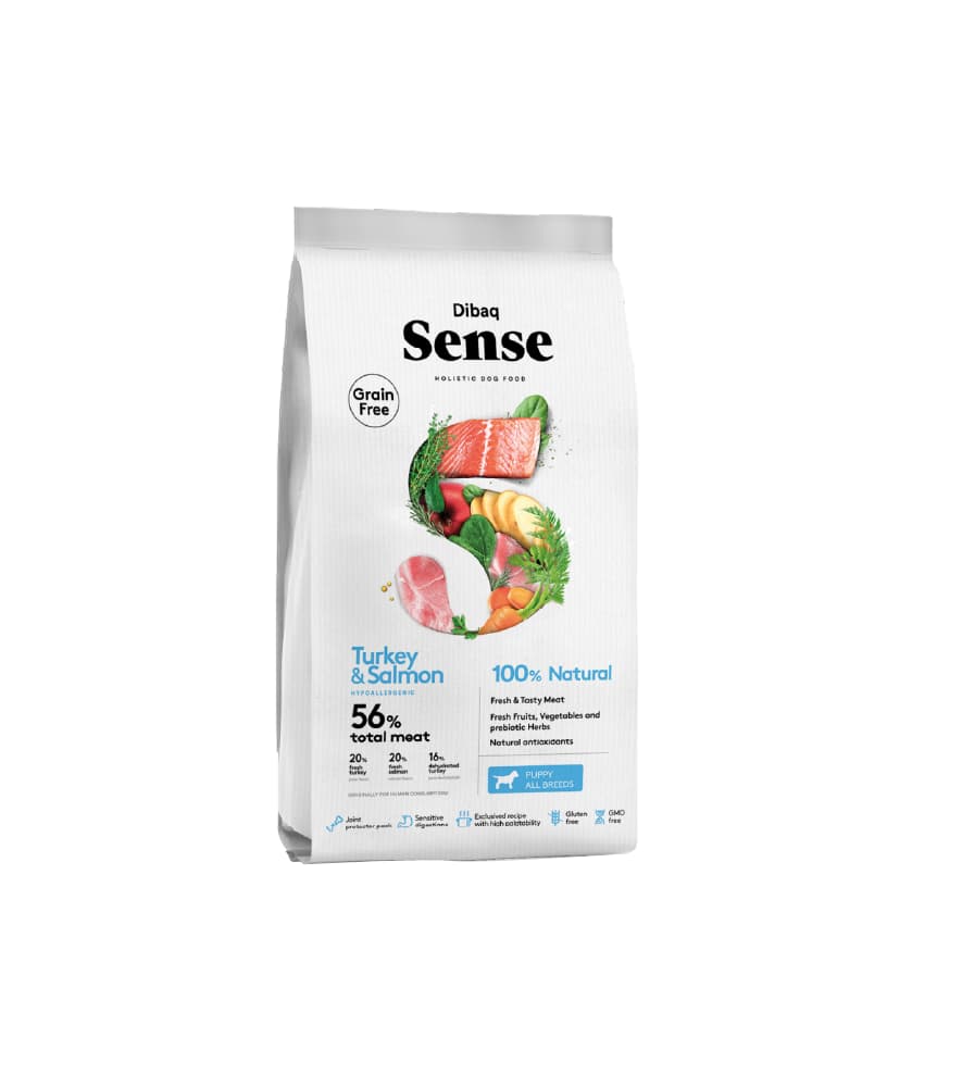 Dibaq Sense Grain Free Puppy Turkey & Salmon 12Kg