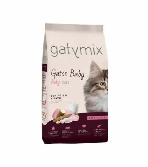 Gatymix Kitten Frango e Peru 1.5kg Ração para Gato - Campet