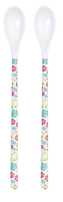 Saro Colheres Ultra-compridas Flores