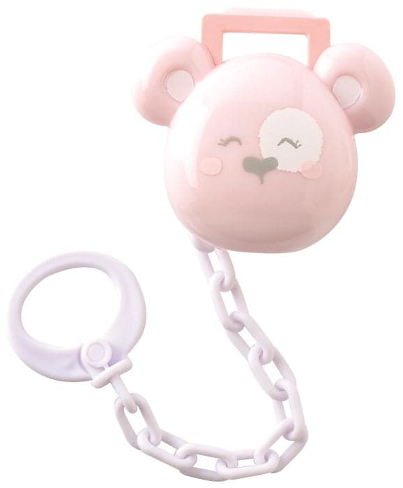 Saro - Protege chupetas com corrente Rose