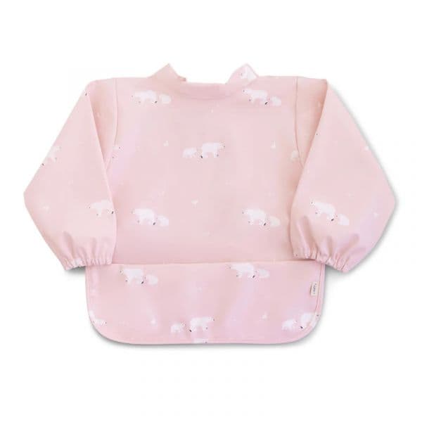 Saro Babete Impermeável com Mangas Polaris Rosa