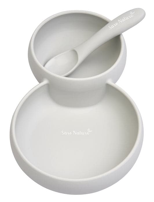 Saro - Set de silicone Twin Cinza