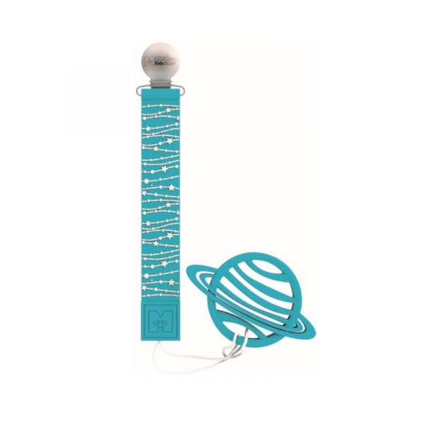 Saro Fita Porta-Chupeta de Silicone + Mordedor 0m+ Cor: B