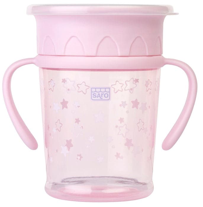 Saro Amazing Cup Copo Anti-Gotas 270ml Rosa
