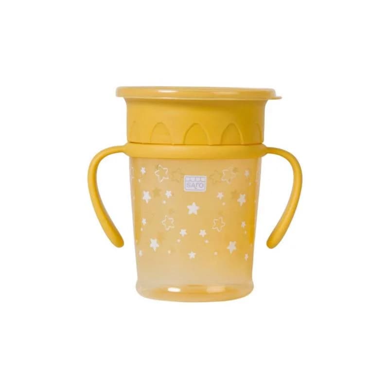 Saro Copo Anti-Gotas 360º Amarelo +6M