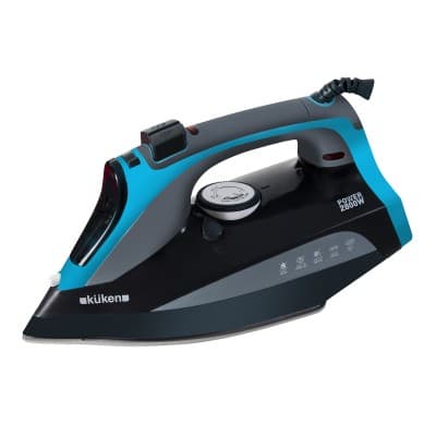 Ferro Kuken a Vapor 2800W Base Inox Azul - 34092