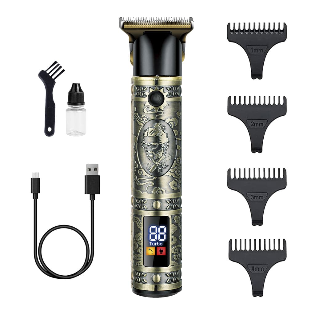 CORTAPELO KUKEN 34364 BARBA/CUERPO DORADO LCD