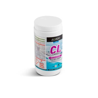 Cloro choque grão de ação rápida 1KG