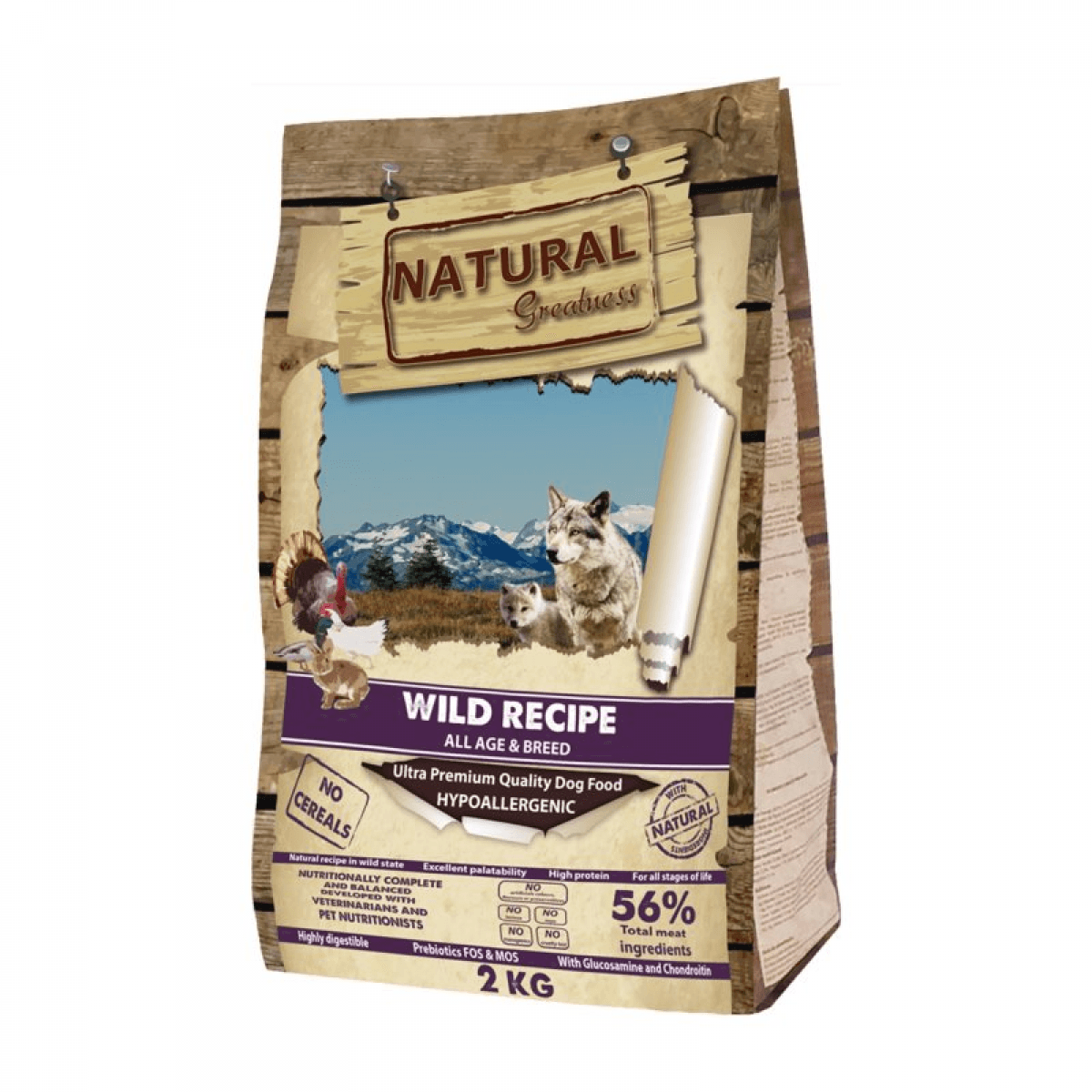 Natural Greatness - Ração Seca para Cão - Wild Recipe