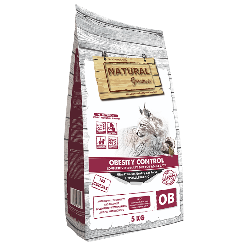Natural Greatness Veterinary Obesity Control Peru Frango 5Kg