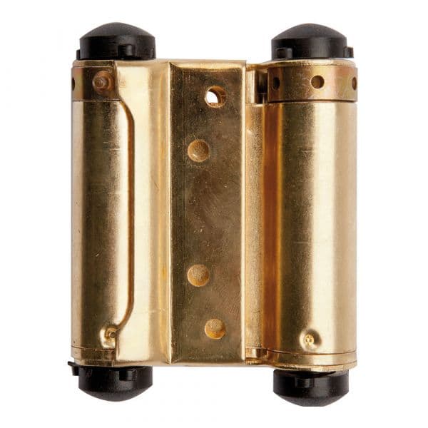 UCEM Dobradiça Dupla Ação 0989HE100 Metal Esmaltado Preto 53 x 100 mm
