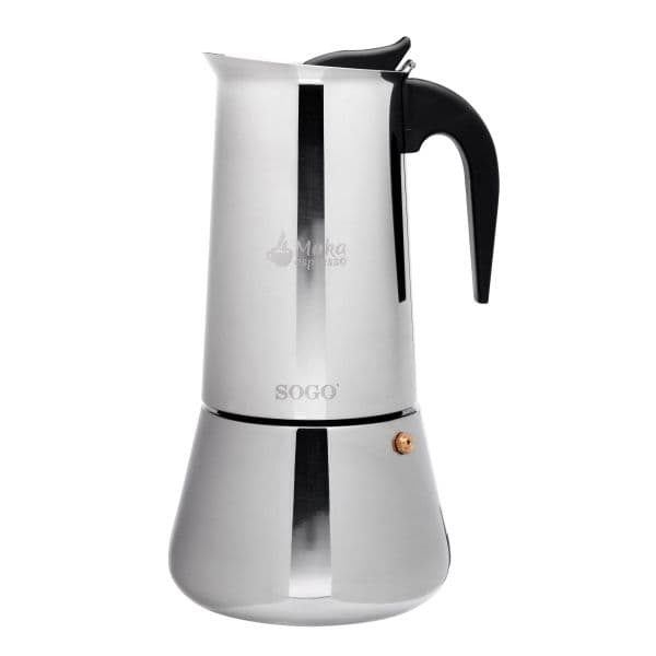 Sogo Cafeteira Italiana Moka CAF-SS-7630 Aço Inoxidável 9 chávenas