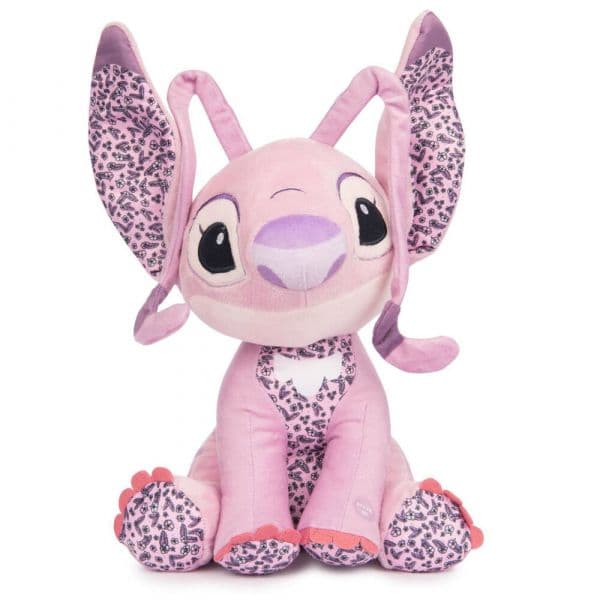 Disney Angel Stitch 100 Anos 30cm Rosa