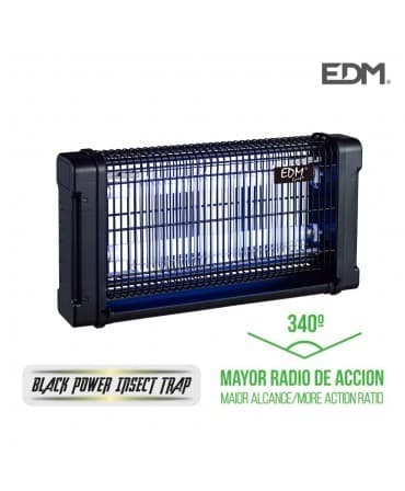 EDM Mata Insetos Elétrico com 2X10W Tubos Uv - ELK06522